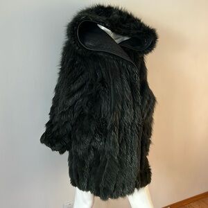Reversible vintage fur/leather jacket.
